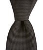 Color:Black/White - Image 1 - Pindotted 3#double; Silk Tie
