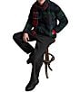 Polo Ralph Lauren Plaid High Pile Fleece Jacket - Image 3