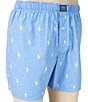 Color:Beach Blue - Image 2 - Polo Player Woven Boxers