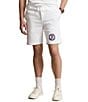 Color:White - Image 1 - Print Shop Fleece 6.5#double; Inseam Shorts