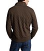 Color:Alpine Brown Heather - Image 2 - Quilted Double-Knit Pullover