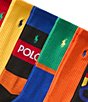 Polo Ralph Lauren Rainbow Polo Crew Socks 6-Pack, Color:Rainbow - Image 2