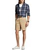 Color:Cafe Tan - Image 3 - Relaxed Fit 8#double; Inseam Chino Shorts