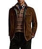 Polo Ralph Lauren Reversible Suede-Taffeta Shirt Jacket - Image 1