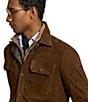 Polo Ralph Lauren Reversible Suede-Taffeta Shirt Jacket - Image 4