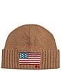 Polo Ralph Lauren RL Flag Wool Blend Beanie, Color:Italian - Image 1