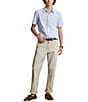 Color:Blue/White - Image 3 - RL Prepster Classic Fit Seersucker Short Sleeve Woven Shirt