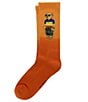 Polo Ralph Lauren Rl Surf Club Bear Crew Socks, Color:Orange - Image 1