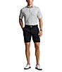 Color:Peak Grey - Image 3 - RLX Golf Classic Fit Performance Stretch Houndstooth Short Sleeve Polo Shirt