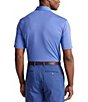 Color:Scottsdale Blue - Image 2 - RLX Golf Classic-Fit Solid Performance Stretch Short-Sleeve Polo Shirt