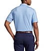 Color:Summer Blue Refined Tile - Image 2 - RLX Golf Classic Fit Tile Print Stretch Short Sleeve Polo Shirt