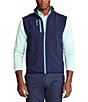Color:French Navy - Image 1 - RLX Golf Paneled Stretch Full-Zip Vest