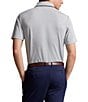 Color:Peak Grey Oxford - Image 2 - RLX Golf Performance Stretch Pique Knit Short Sleeve Polo Shirt