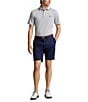 Color:Peak Grey Oxford - Image 3 - RLX Golf Performance Stretch Pique Knit Short Sleeve Polo Shirt