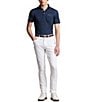 Color:Refined Navy - Image 3 - RLX Golf Performance Stretch Printed Short Sleeve Polo Shirt