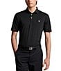 Color:Polo Black - Image 1 - RLX Golf Performance Stretch Solid Short Sleeve Polo Shirt