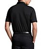 Color:Polo Black - Image 2 - RLX Golf Performance Stretch Solid Short Sleeve Polo Shirt