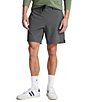 Color:Charcoal Grey - Image 1 - RLX Golf Solid Compression-Lined 7.25#double; Inseam Shorts