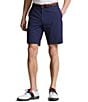 Color:Refined Navy Pin Dot - Image 1 - RLX Golf Tailored Fit Pin Dot 9#double; Inseam Shorts
