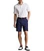 Color:Refined Navy Pin Dot - Image 3 - RLX Golf Tailored Fit Pin Dot 9#double; Inseam Shorts