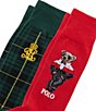 Polo Ralph Lauren Royal Holiday Bear Socks 2-Pack - Image 2