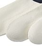 Polo Ralph Lauren Run Club Quarter Socks 3-Pack, Color:Off White - Image 3
