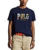 Color:Cruise Navy - Image 1 - Short Sleeve Classic-Fit Graphic Logo Jersey T-Shirt
