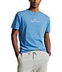 Color:Riviera Blue - Image 1 - Short Sleeve Classic Fit Logo Jersey T-Shirt