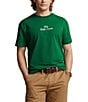 Color:Kayak Green - Image 1 - Short Sleeve Classic Fit Logo Jersey T-Shirt