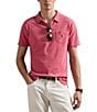 Polo Ralph Lauren Short Sleeve Linen-Blend Jersey Polo Shirt, Color:Adirondack Berry - Image 1