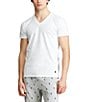 Color:White - Image 2 - Short Sleeve V-Neck Undershirt 5-Pack