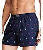 Color:Cruise Navy - Image 3 - Signature Allover Pony Print Boxers