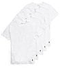 Color:White - Image 1 - Slim Fit Cotton Undershirt 5-Pack