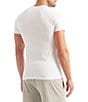 Color:White - Image 3 - Slim Fit Cotton V-Neck Undershirt T-Shirt 5-Pack