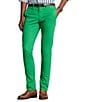 Color:Preppy Green - Image 1 - Slim Fit Solid Stretch Chino Pants