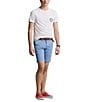 Color:Channel Blue - Image 3 - Slim-Fit Stretch 9.5#double; Inseam Shorts