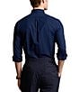Color:Newport Navy - Image 2 - Slim-Fit Stretch Poplin Long Sleeve Woven Shirt
