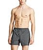 Color:Smith Black Plaid - Image 1 - Smith Black Plaid Woven Boxers