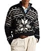 Polo Ralph Lauren Snowflake Quarter Zip Wool Sweater - Image 1