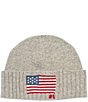 Polo Ralph Lauren Solid American Flag Wool-Rich Beanie - Image 1
