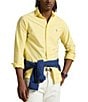 Polo Ralph Lauren Solid Garment-Dye Oxford Classic Fit Long Sleeve Woven Shirt, Color:Wicket Yellow - Image 1