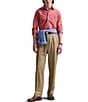Polo Ralph Lauren Solid Garment-Dye Oxford Classic Fit Long Sleeve Woven Shirt, Color:Adirondack Berry - Image 3