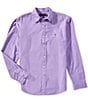 Polo Ralph Lauren Solid Garment-Dye Oxford Classic Fit Long Sleeve Woven Shirt, Color:Aix Lavender - Image 1