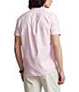 Color:Carmel Pink - Image 2 - Solid Garment-Dye Oxford Short Sleeve Woven Shirt