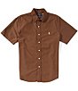 Polo Ralph Lauren Solid Garment-Dye Oxford Short Sleeve Woven Shirt - Image 5