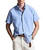 Polo Ralph Lauren Solid Garment-Dye Oxford Short Sleeve Woven Shirt - Image 4