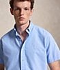 Polo Ralph Lauren Solid Garment-Dye Oxford Short Sleeve Woven Shirt - Image 6