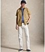 Polo Ralph Lauren Solid Garment-Dye Oxford Short Sleeve Woven Shirt - Image 3