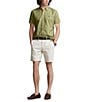Color:Sage Green - Image 3 - Solid Garment-Dye Oxford Short Sleeve Woven Shirt