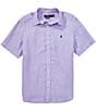 Polo Ralph Lauren Solid Linen Short Sleeve Woven Shirt - Image 4